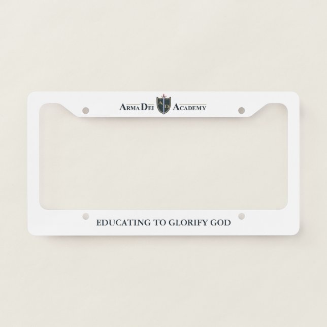 ADA License Plate Frame (Front)