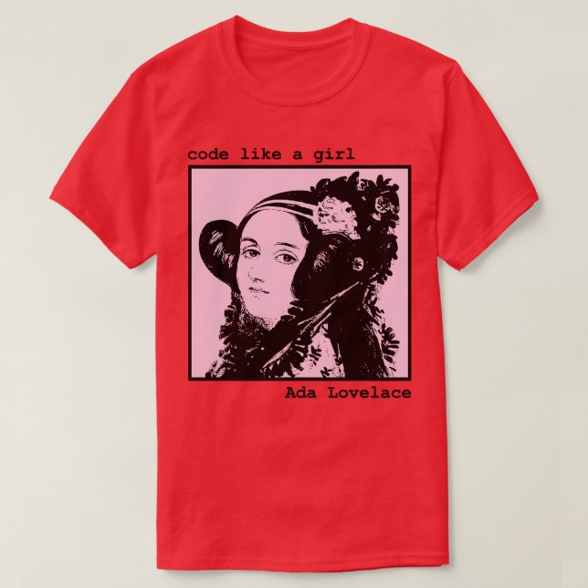 Ada Lovelace and the Analytical Engine TShirt (Design Front)