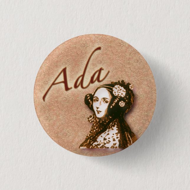 Ada Lovelace Pin (Front)