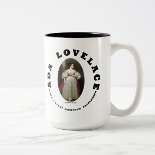 Ada Lovelace World's First Computer Programmer Two-Tone Coffee Mug