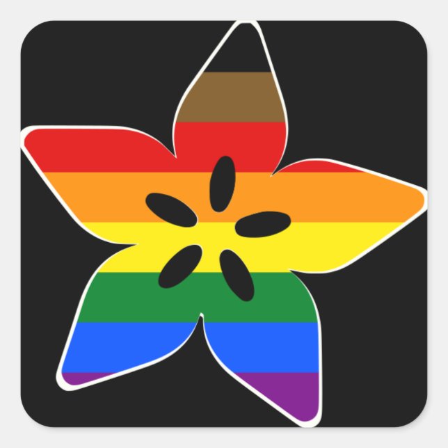 Adafruit Pride Square Sticker (Front)