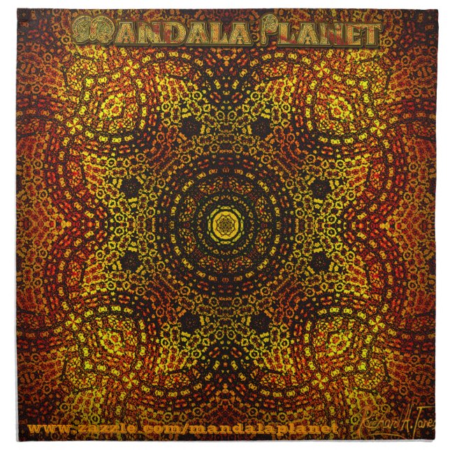 Adagio Mandala Napkins (Front)
