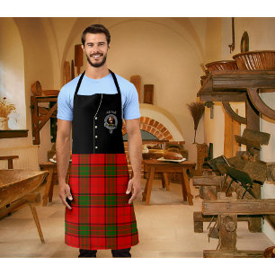 Adair Clan Badge & Tartan Kilt Apron
