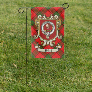 Adair Clan Badge & Tartan Personalized Garden Flag