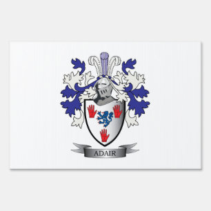 Adair Family Crest Coat of Arms Sign