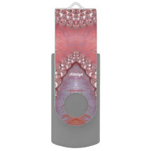 ADALYN ~ Abstract Pattern Pink White Gray ~ Flash 