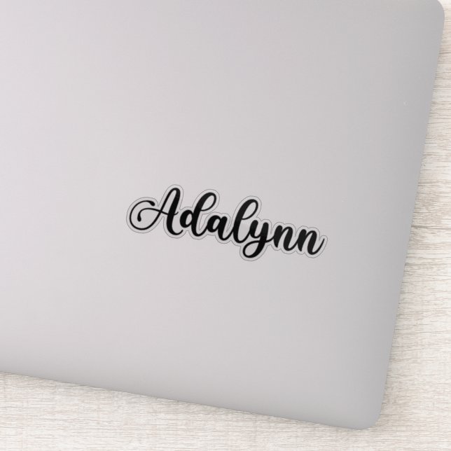 Adalynn Name - Handwritten Calligraphy Sticker (Detail)