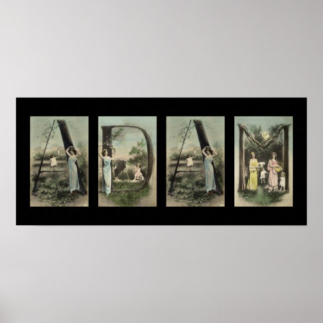 ADAM Alphabet Letter Name Art Poster (Front)