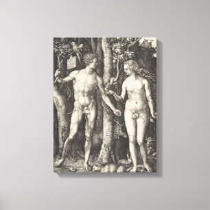 Adam and Eve, 1504 Canvas Print