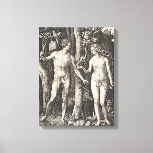 Adam and Eve 1504 Canvas Print