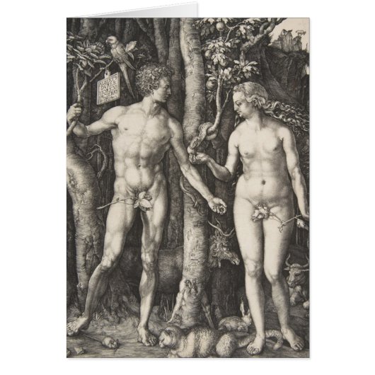Adam and Eve, 1504 Cards (Front)