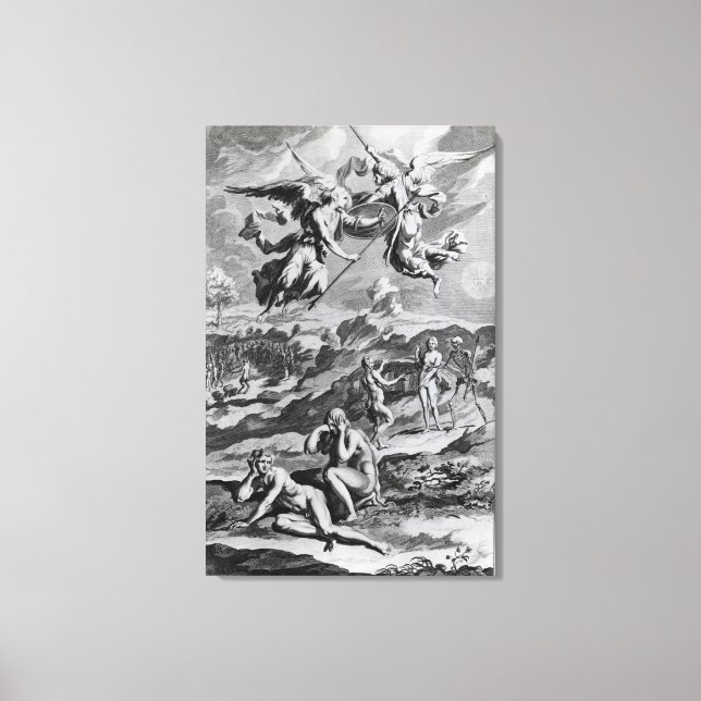Adam and Eve after the Fall Canvas Print (Front)