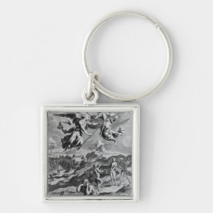 Adam and Eve after the Fall Keychain