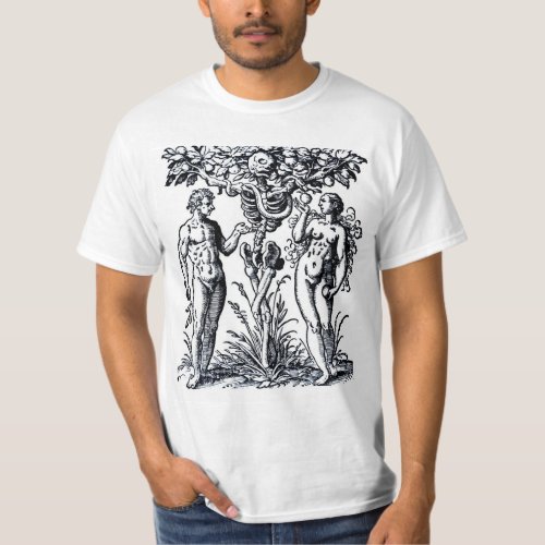 Adam and Eve and the Tree of Knowledge T_shirt
