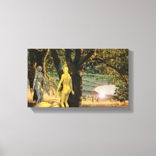 Adam and Eve Canvas Print