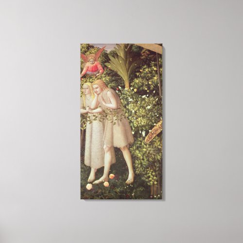 Adam and Eve Expelled from Paradise Canvas Print