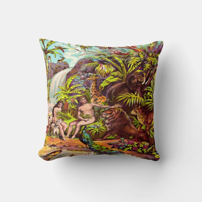Adam and Eve Pillow (Front)