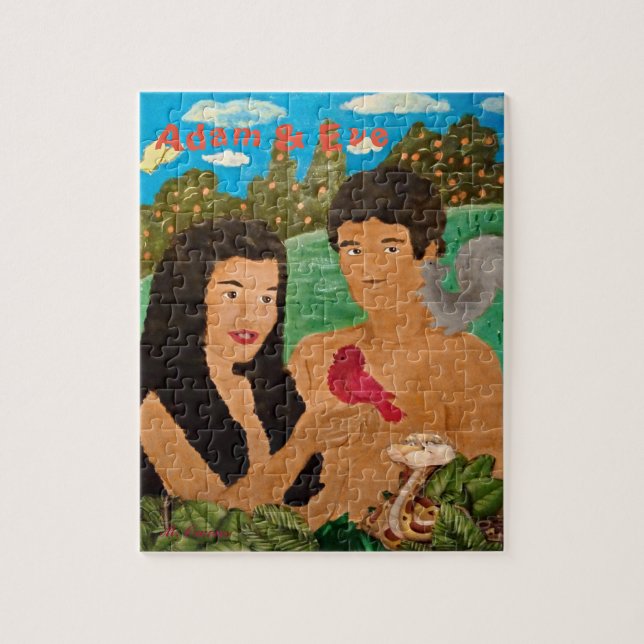 Adam and Eve Puzzle (Vertical)