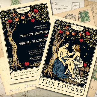 Adam and Eve | Tarot Wedding Invitation