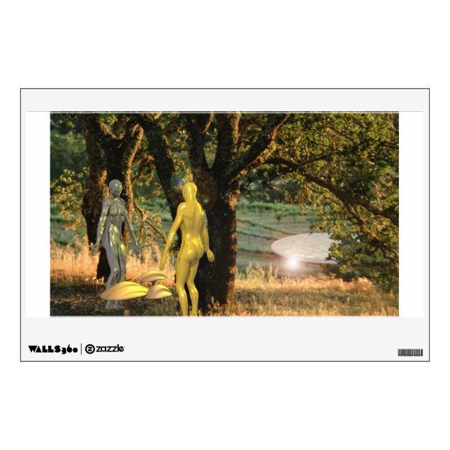 Adam and Eve Wall Decal (Front)