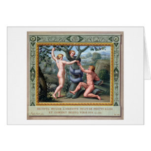 Adam and Eve with the Serpent, illustration from t