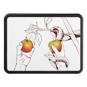 Adam and Eve with the snake Hitch Cover