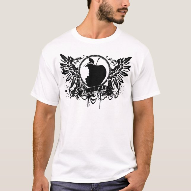 ADAM and INK apple with wings T-Shirt (Front)
