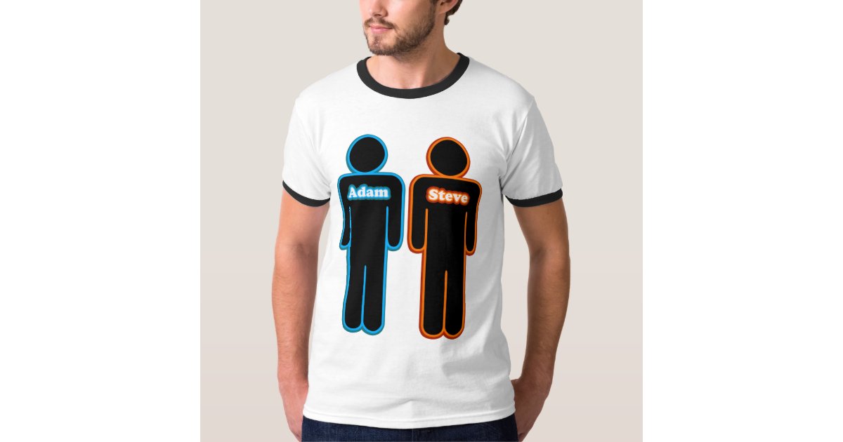 Adam and Steve T-Shirt | Zazzle.com
