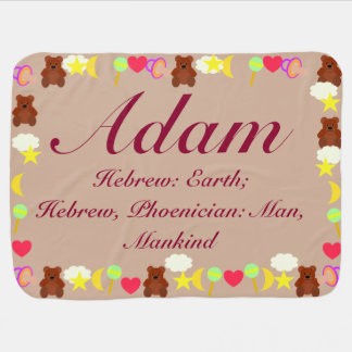Adam Baby Blanket Template