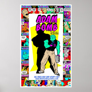 Adam Bomb Daily Adventures One Year Anniversary! Poster