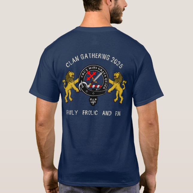 Adam Clan Family Reunion Personalized  T-Shirt (Back)
