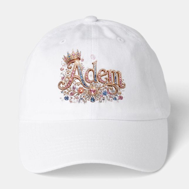 Adam Crown Embroidered Dad Hat (Front)
