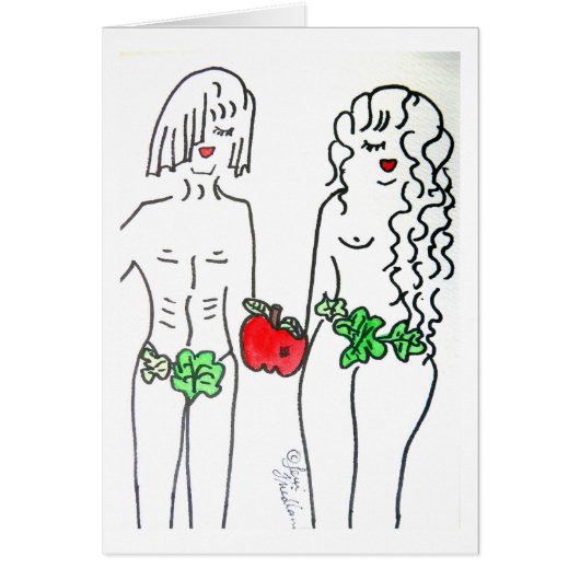 Adam & Eve Cards (Front)