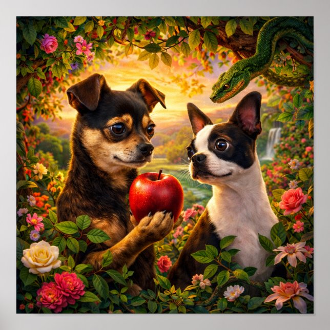 "Adam & Eve" Poster (Front)