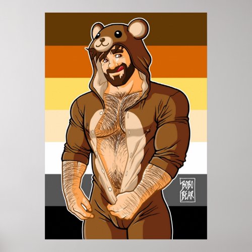 ADAM LIKES TEDDY BEARS  BEAR PRIDE POSTER