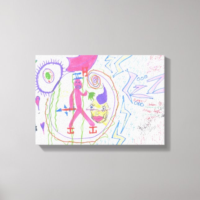 Adam Moyer Original "ZZZ's" Rare Canvas Print (Front)