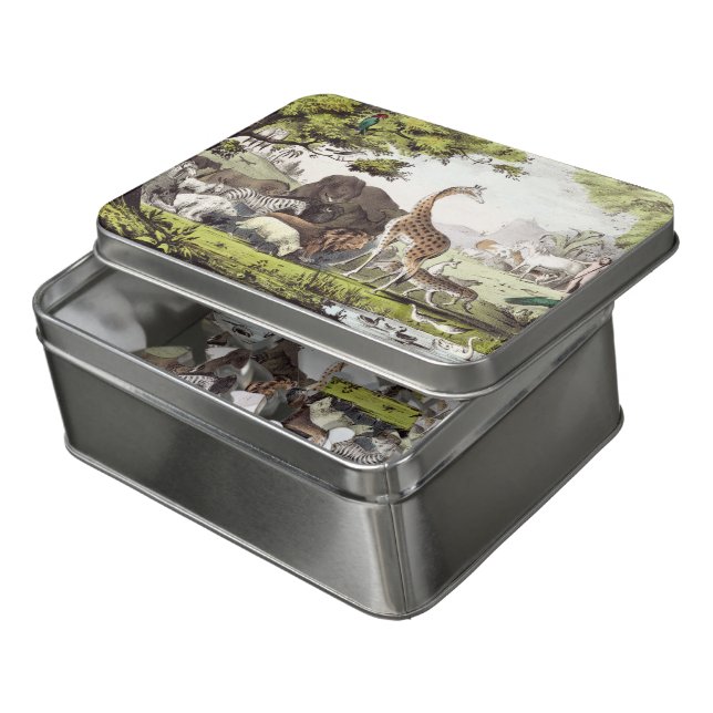 Adam Names the Creatures Jigsaw Puzzle (Lid Open)