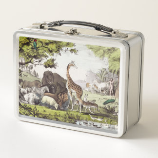 Adam Names the Creatures Metal Lunch Box