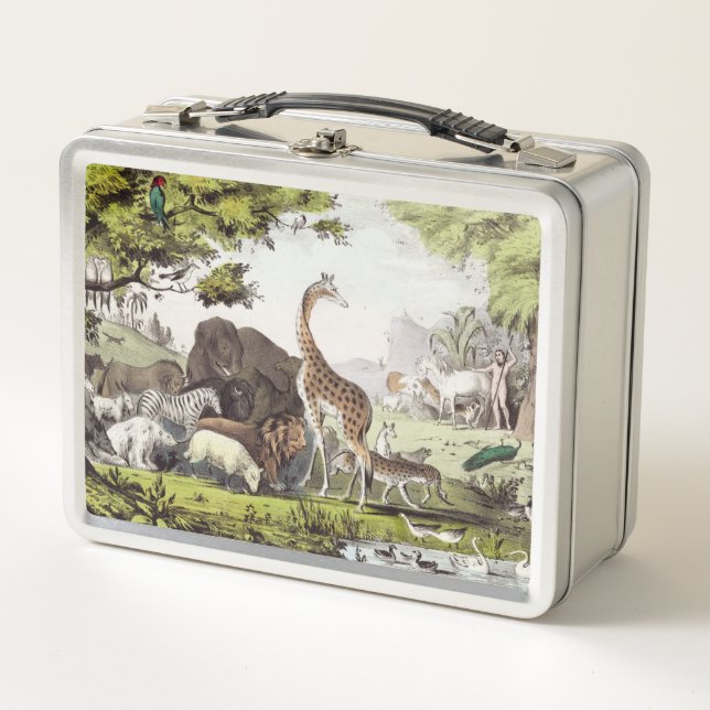Adam Names the Creatures Metal Lunch Box (Front)