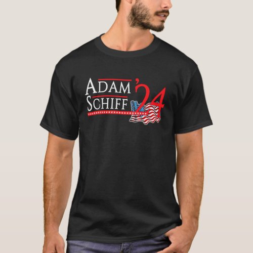 Adam Schiff 2024 For US Senate California Democrat T_Shirt