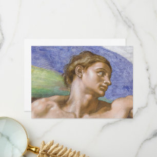 Adam, Sistine Chapel by Michelangelo Thank You Card