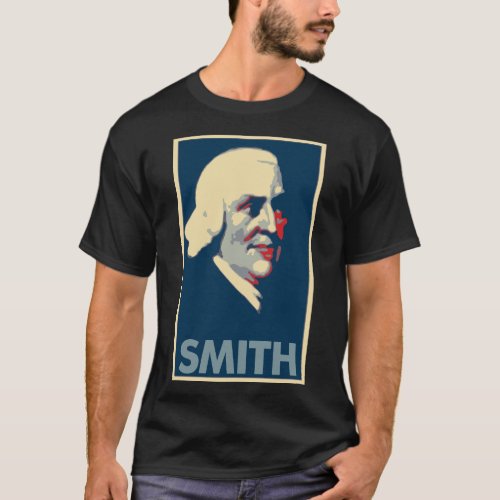 Adam Smith Poster Political Parody T_Shirt