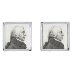 Adam Smith Profile (with signature) Cufflinks