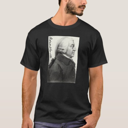 Adam Smith Profile with signature T_Shirt