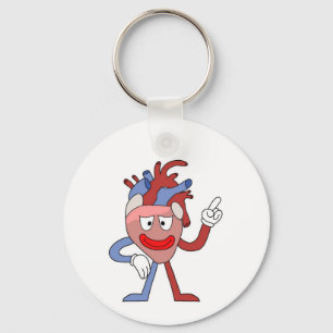 Adam the Anatomically Accurate Heart Keychain