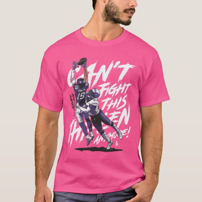 Adam Thielen Minnesota Fight This Thielen T-Shirt (Front)