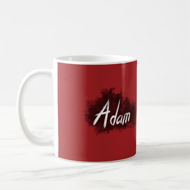 Adam - Your Name on Mug - Best Gift | kuandika (Left)