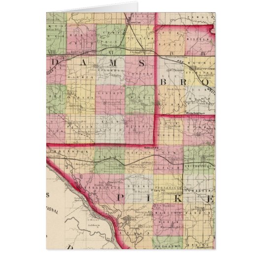 Adams, Brown, Pike counties (Front)