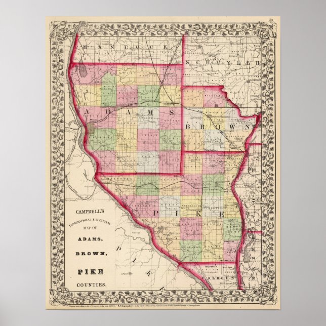 Adams, Brown, Pike counties Poster (Front)