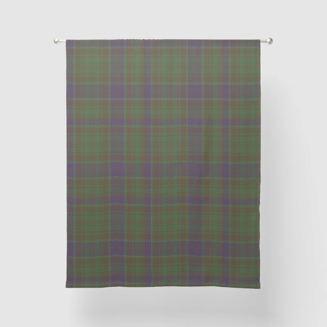 Adams Clan Tartan Sheer Curtains (Front)
